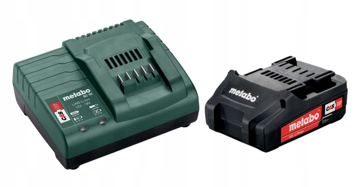 

Metabo Akumulator 18V 2Ah Ładowarka Sc 30
