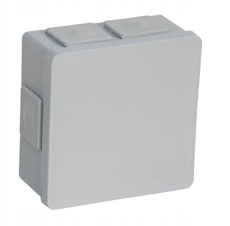

Puszka Hermetyczna N/t IP55 86x86x32mm Szara