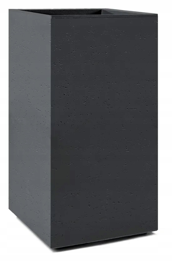 Kwietnik Karo beton recycled 300x300x600 mm antracyt Lamela