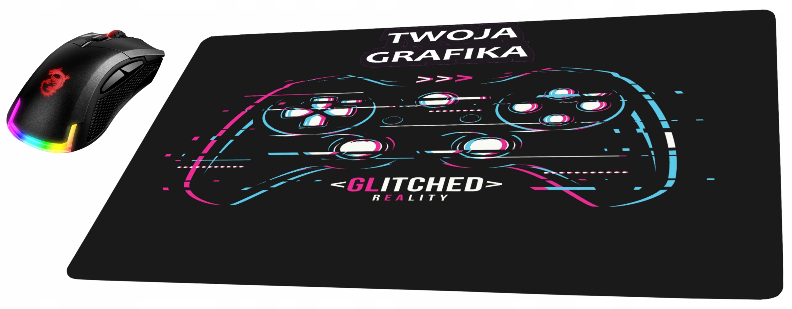 

Gamingowa Podkładka Pod Mysz Własny Nadruk 48x38