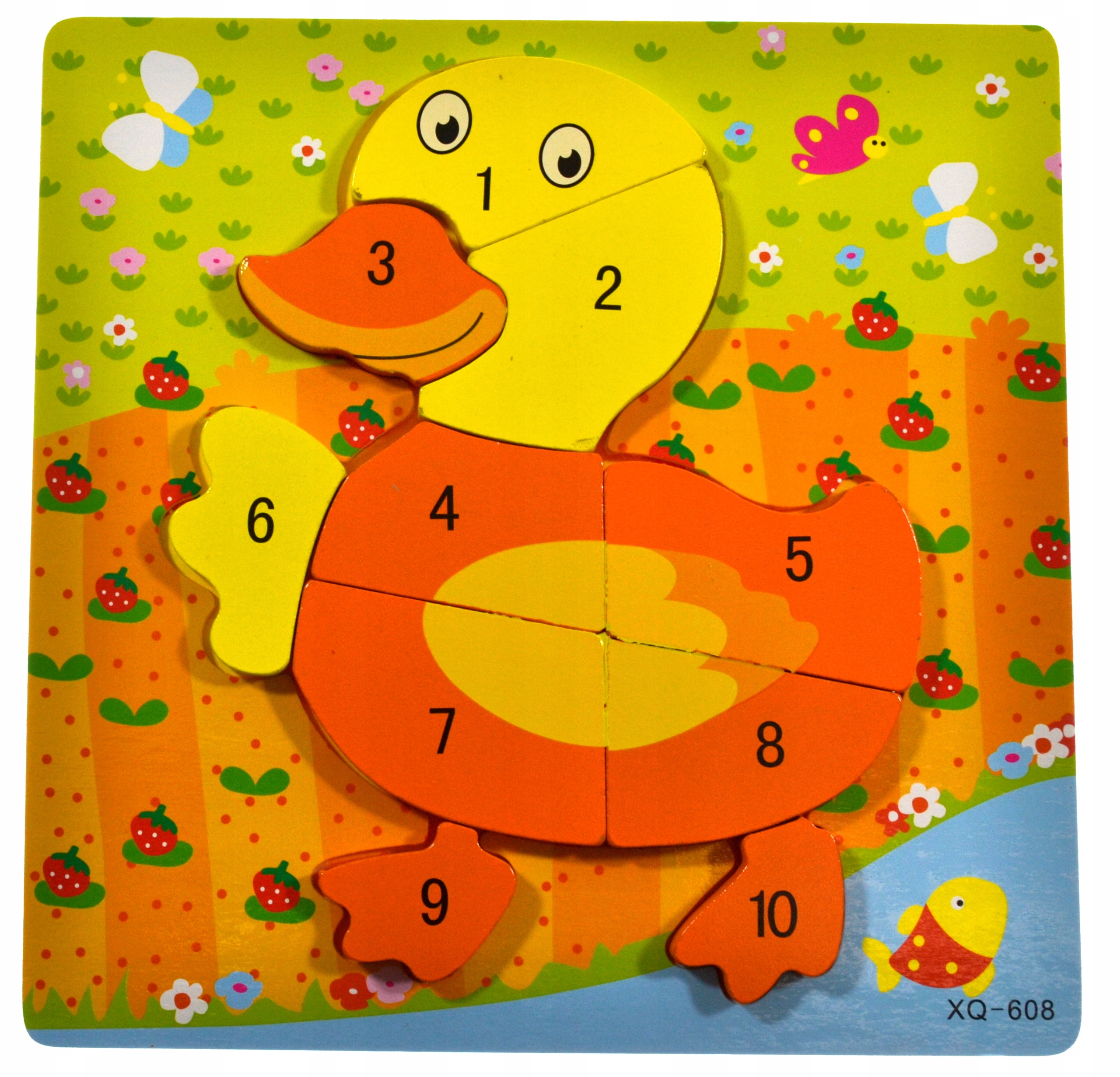 

Grube Edukacyjne Klocki Układanka Cyfry