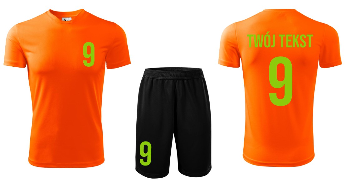 

Strój Piłkarski Z Własnym Nadrukiem Napisem Wf 134