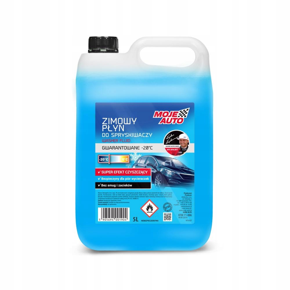 

Moje Auto Zimowy Płyn Do Spryskiwaczy 5L -20C