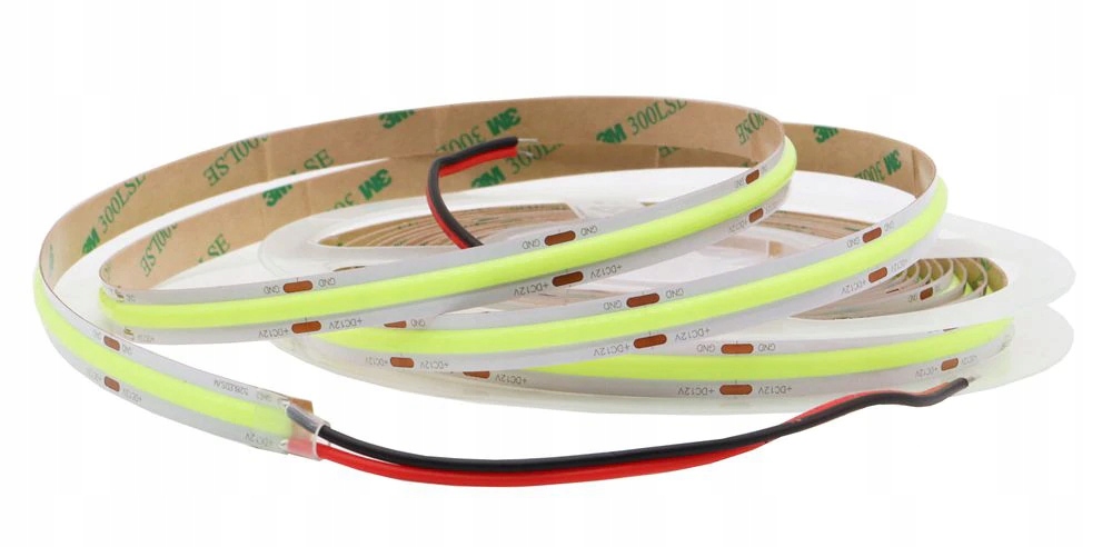 

Taśma Led Cob ip20 12V 12w/m neon Zielony 1m