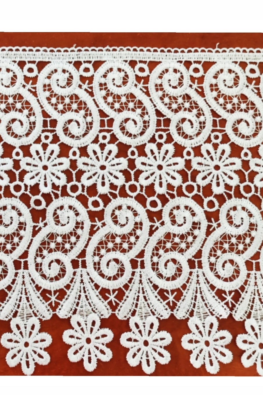 

Gipiura Koronka biała 30 cm Firana Ornament Salon
