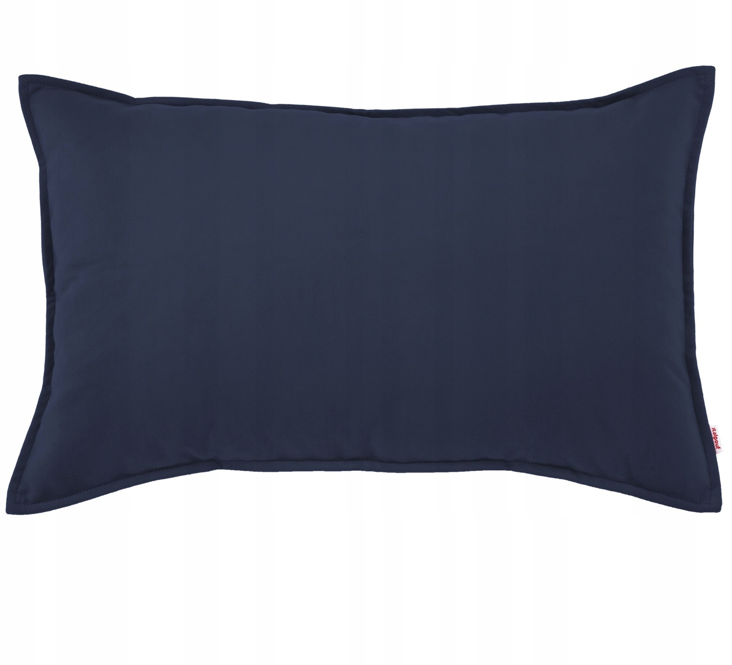 Plyšový dekoračný vankúš tmavomodrý 45x140