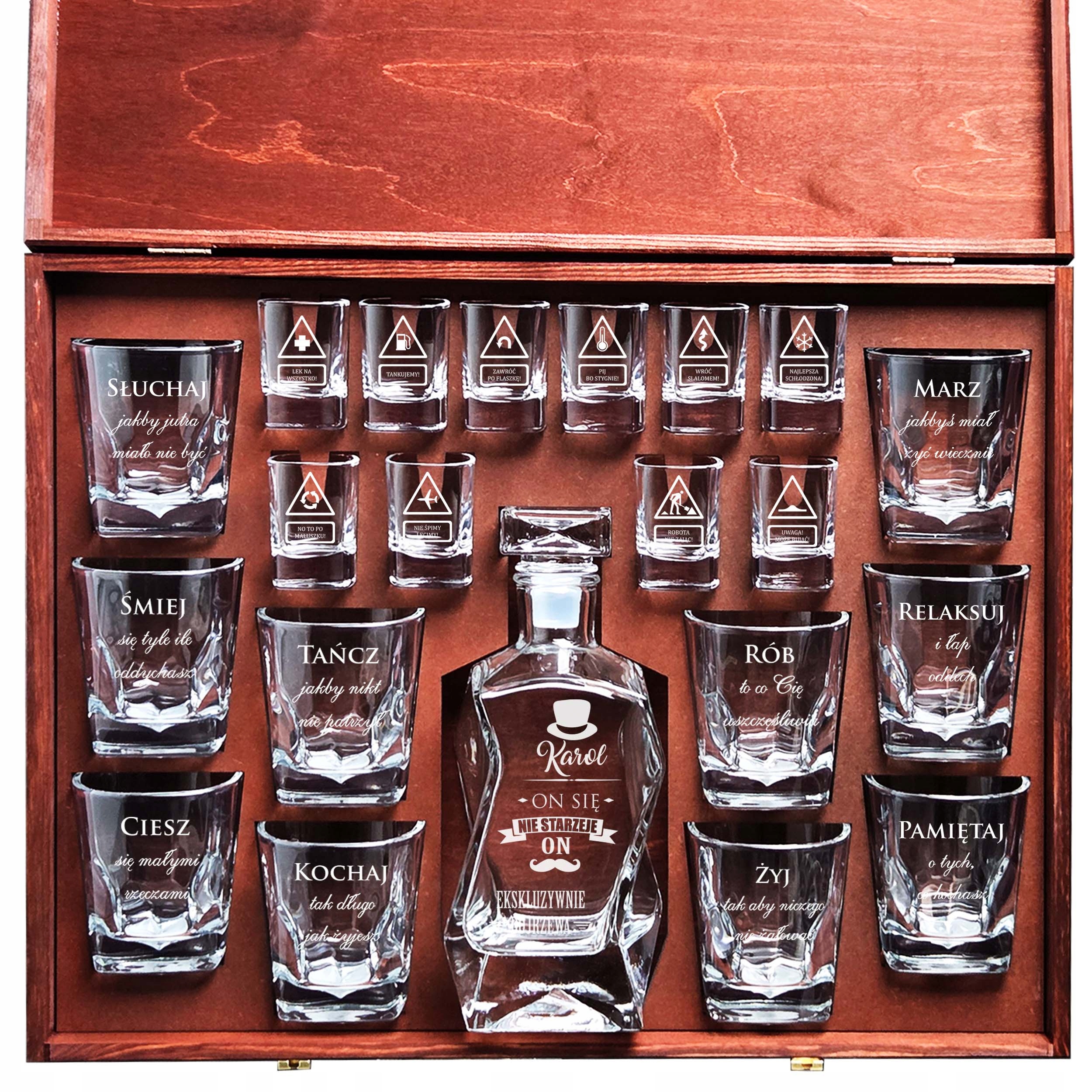 Set XXL karafa 10 sklenic 10 sklenic Dárek Pro Každou Příležitost