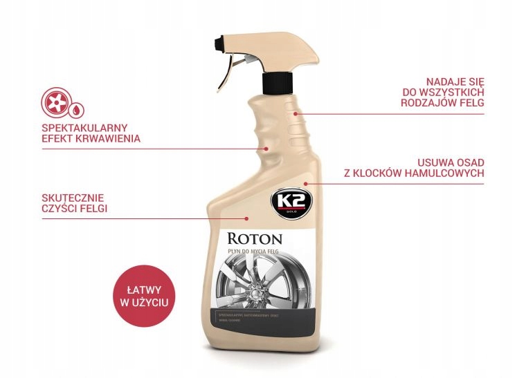 K2 ROTON PŁYN DO MYCIA CZYSZCZENIA FELG 700ML Producent K2