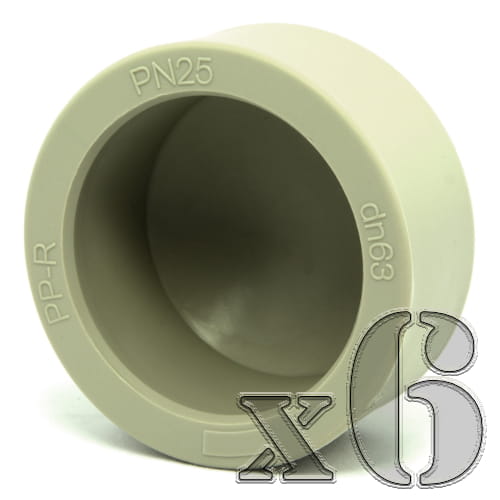 

Zaślepka Pp-r 25mm 6PAK (1szt=0,85zł)