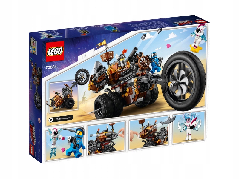 LEGO MOVIE 70834 TRÓJKOŁOWIEC STALOWOBRODEGO Wiek dziecka 7 lat +