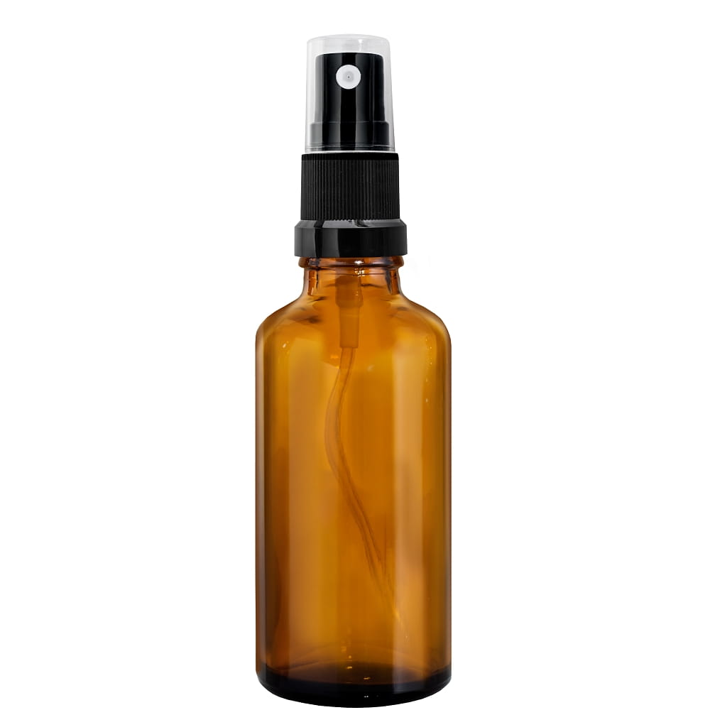 

Butelka Szklana Brąz 100ML Z Atomizerem Czarnym