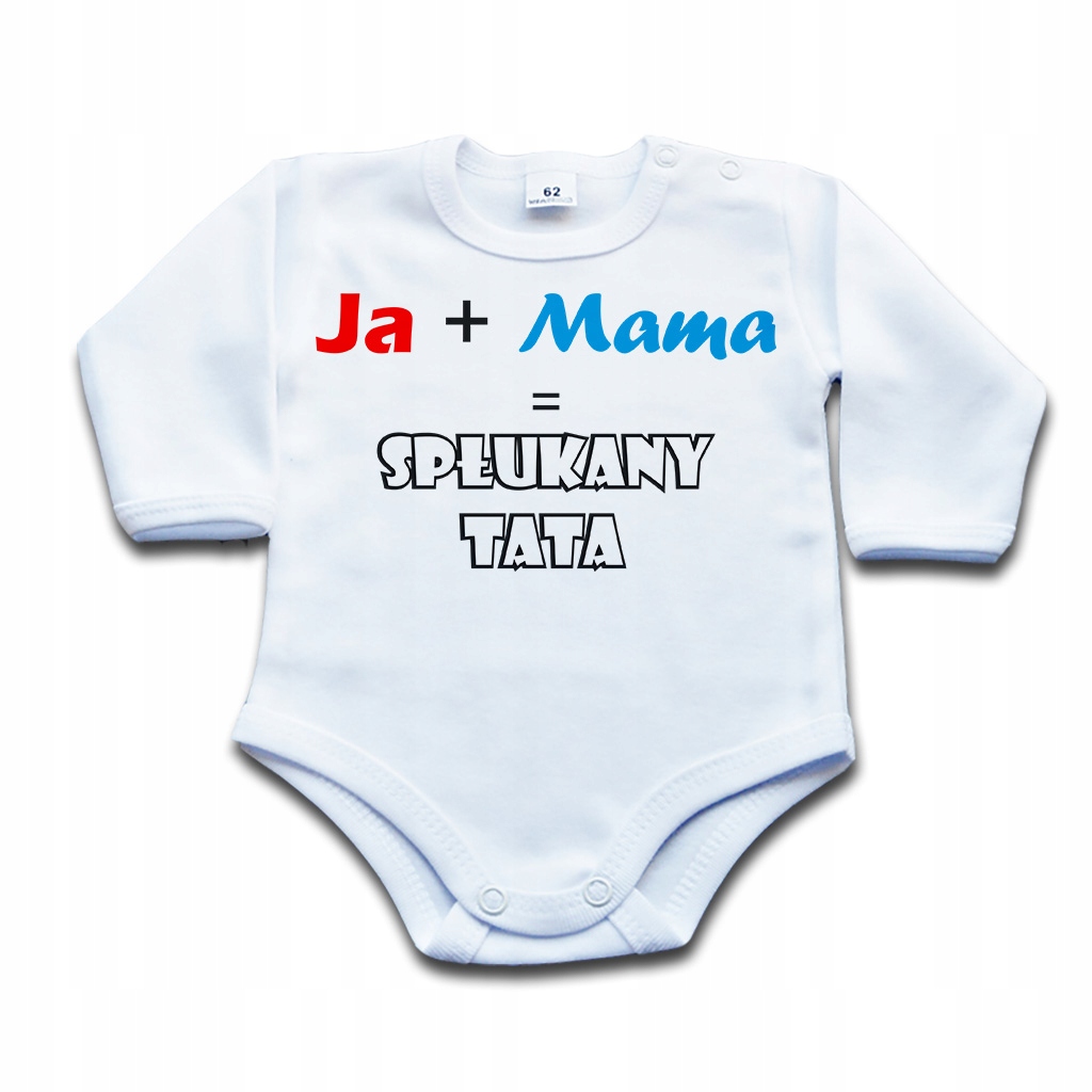 

Ja Mama Spłukany Tata body niemowlęce 68 dł