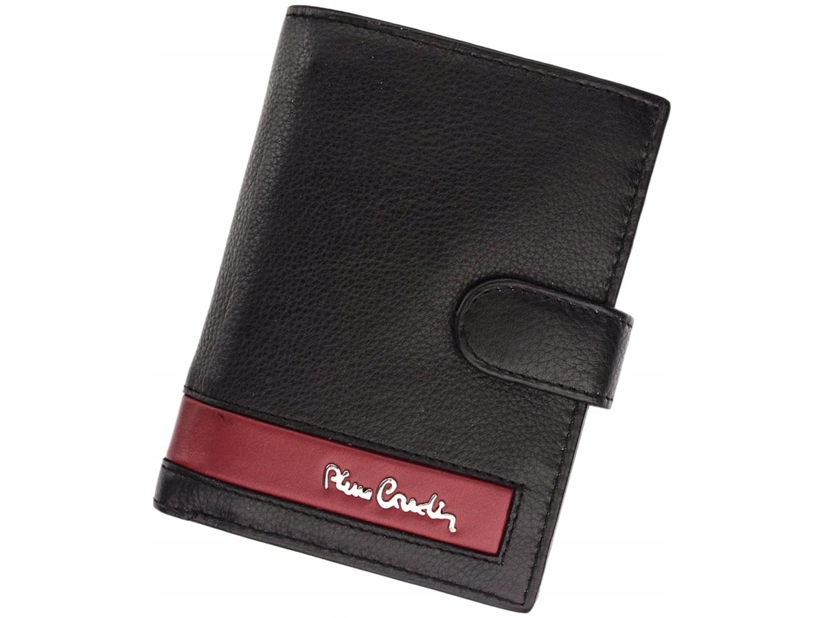 

Portfel skóra Pierre Cardin Rfid czarny+czerwony