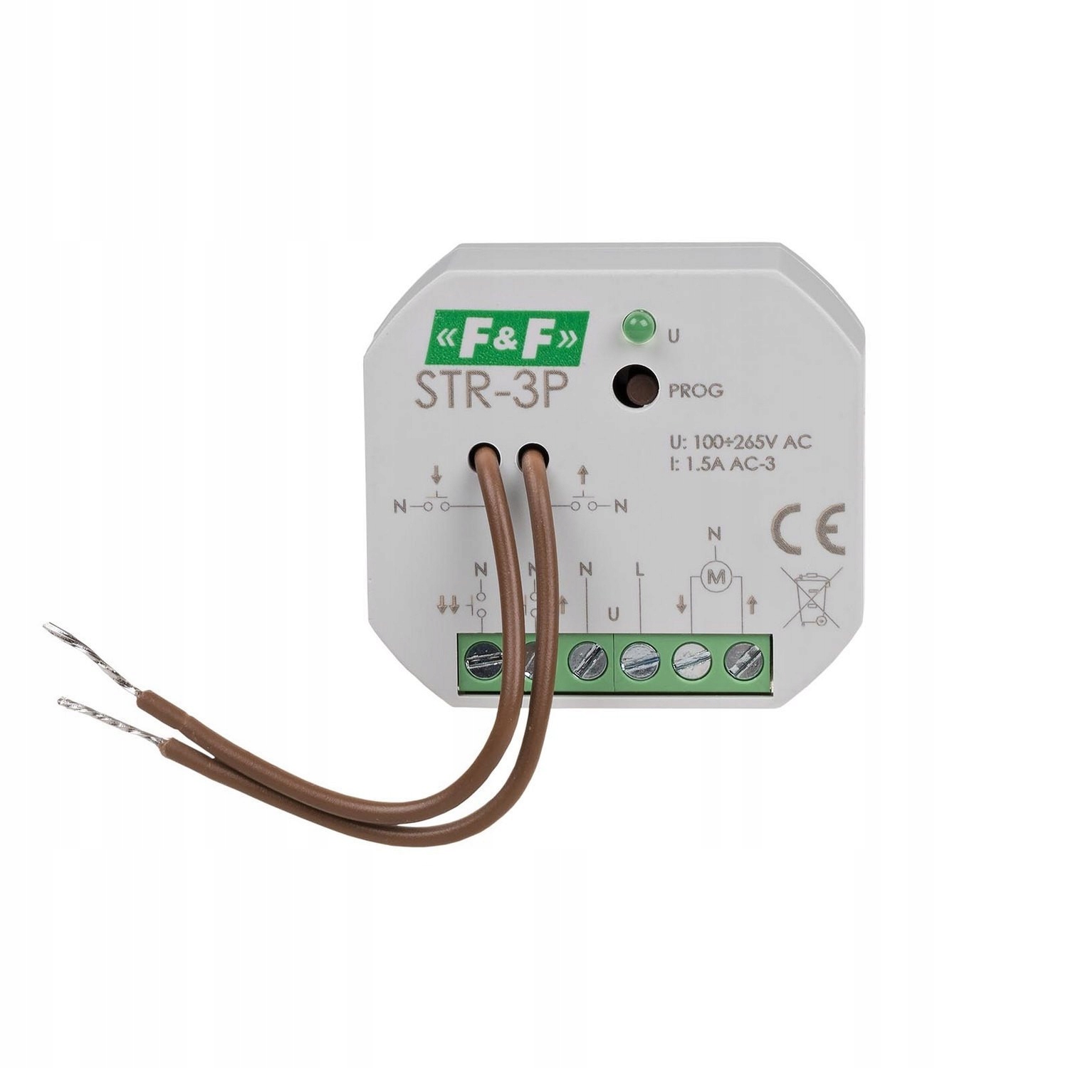 F&f Sterownik rolet do silników Ac 100÷265V Ac STR-3P