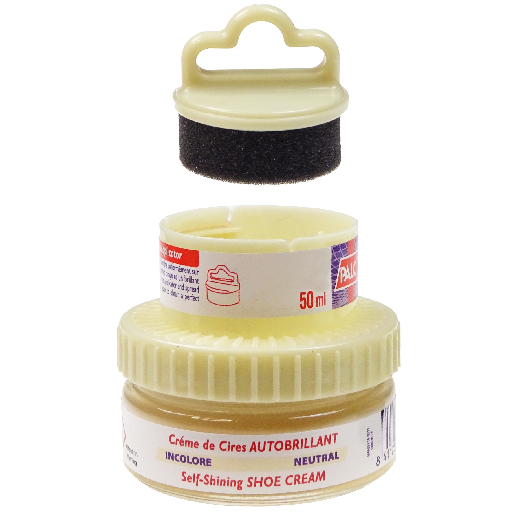 PASTA DO BUTÓW BEZBARWNA WOSKOWA KREM PALC + GĄBKA Kod producenta 999992/NEUTRAL