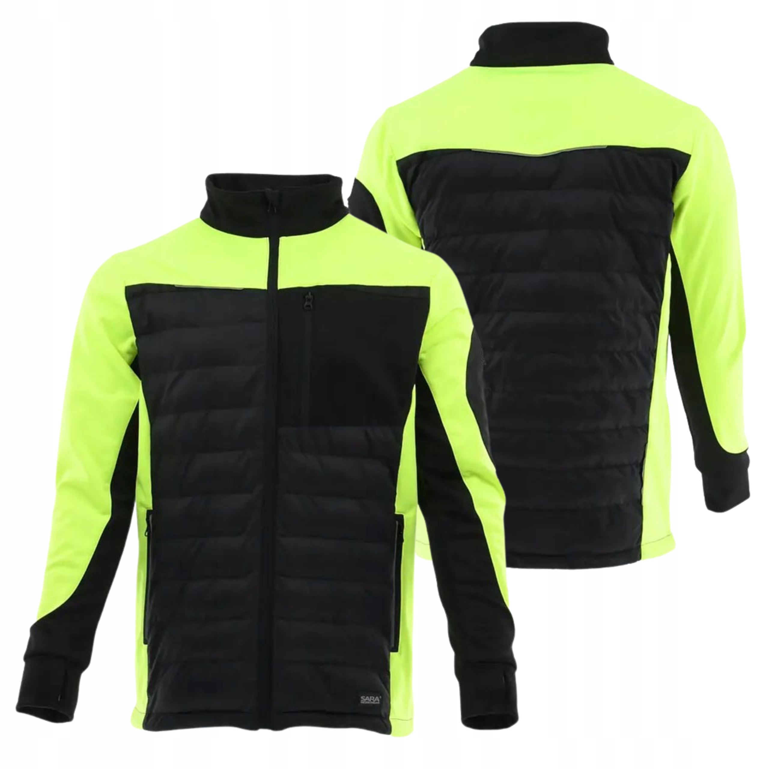 Bluza Męska Robocza Odblaskowa Ocieplana Ciepła Hybrydowa M Kurtka