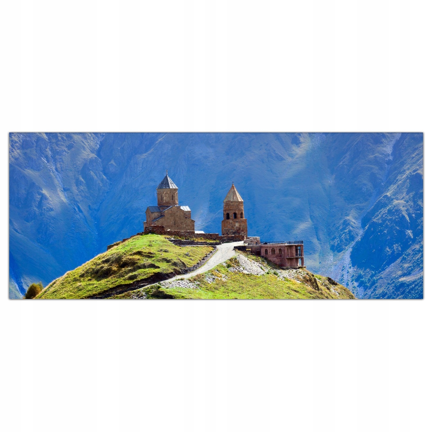 

Obraz na szkle Foto Kościół Góry Krajobraz 125x50