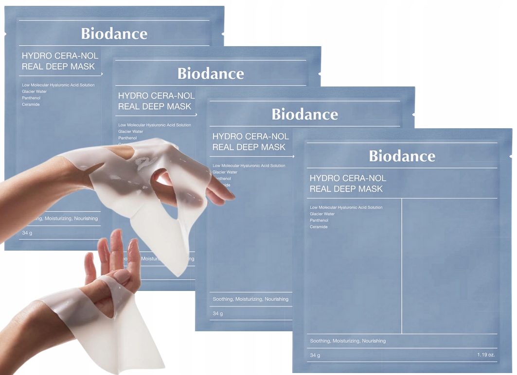 Biodance Hydro Cera-Nol Real Deep Mask kolagenová maska 4 ks Originální