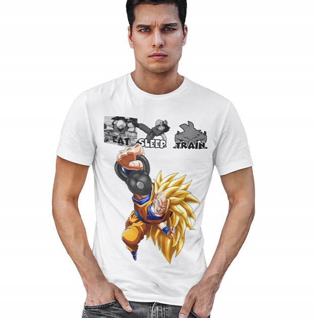 

Koszulka Dragonball Eat Sleep Train
