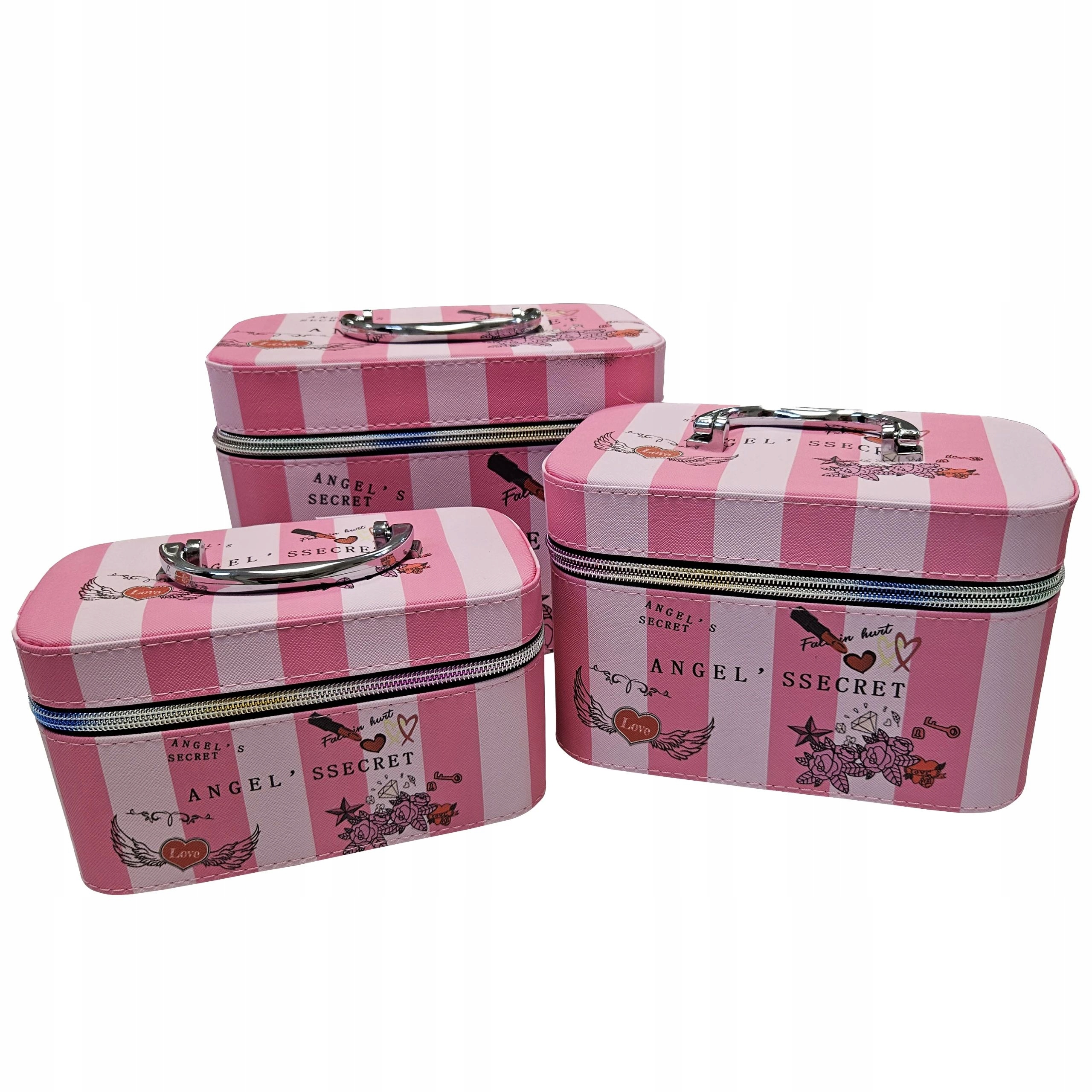 Extralink Lifestyle Dámská kosmetická taška, organizér kufřík na kosmetiku 3v1