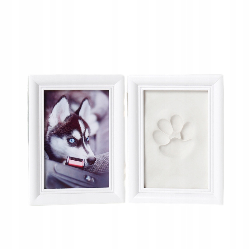Sada rámů s otisky tlapek pro psy a kočky