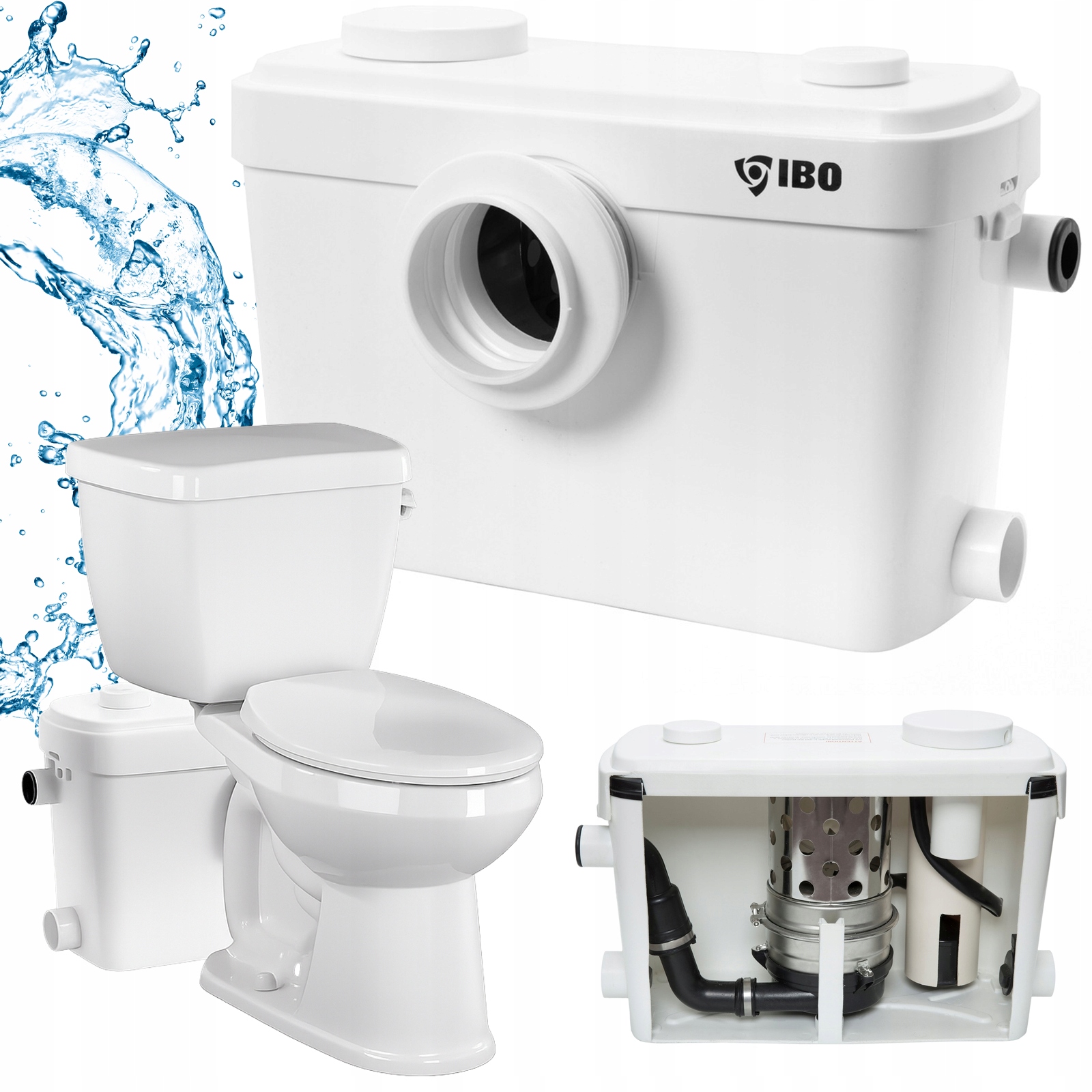 Drtič Koupelnové Čerpadlo Pro Wc Mlýnek Čerpací Stanice Odpadních Vod Ibo Sanibo