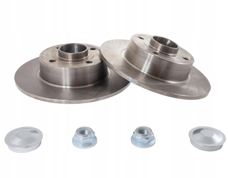 2401080114B-PCS-MS - 2x диски + підшипник ззаду для Megane II Modus Clio 3