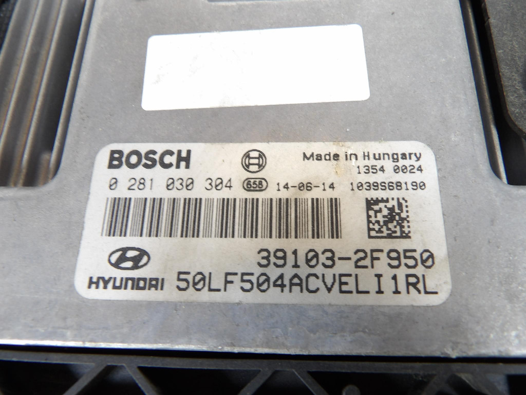 HYUNDAI IX35 2.0DCI unité de commande électronique uce moteur 39103-2F950