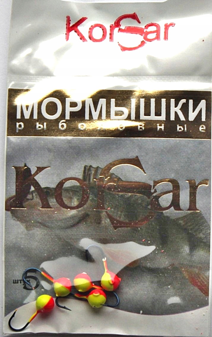 Mormyszki KorSar Komplet 5 Sztuk. CSR1