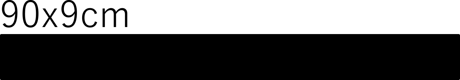 

Naklejka Na samochód Prostokąt 90x9cm