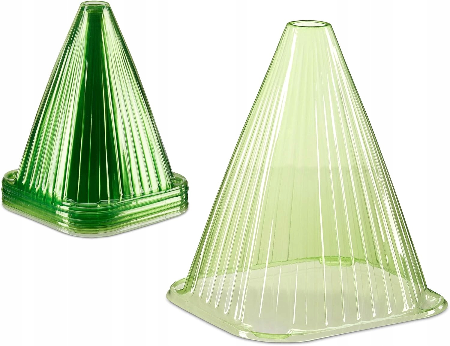 KAPELUSZ NA ROŚLINY OSŁONA OCHRONA PRZED ŚLIMAKAMI PODPÓRKA 24 SZTUKI