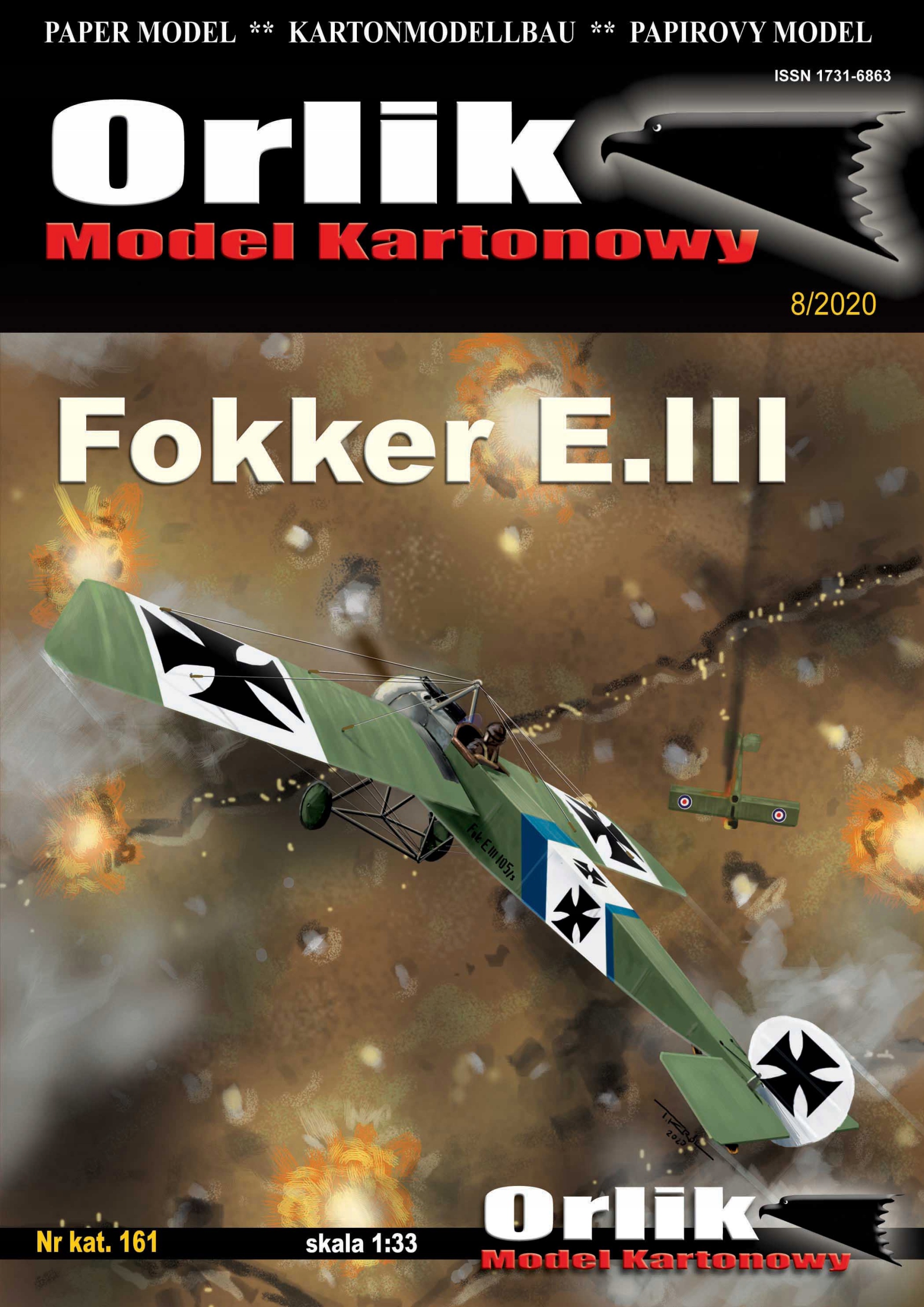 

Orlik 161. Samolot Fokker E.iii