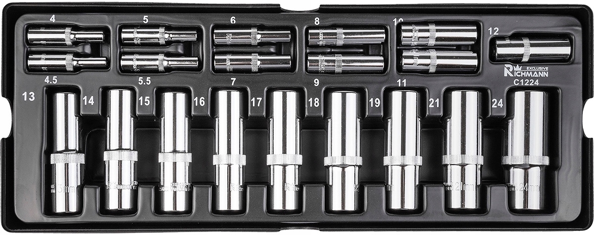 Wkład Nasadki Długie 1/4 1/2 4-24 MM C1224 Corona