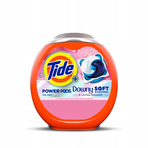 Levně Tide Power Pods Downy April Fresh 63 ks – Univerzální kapsle na praní