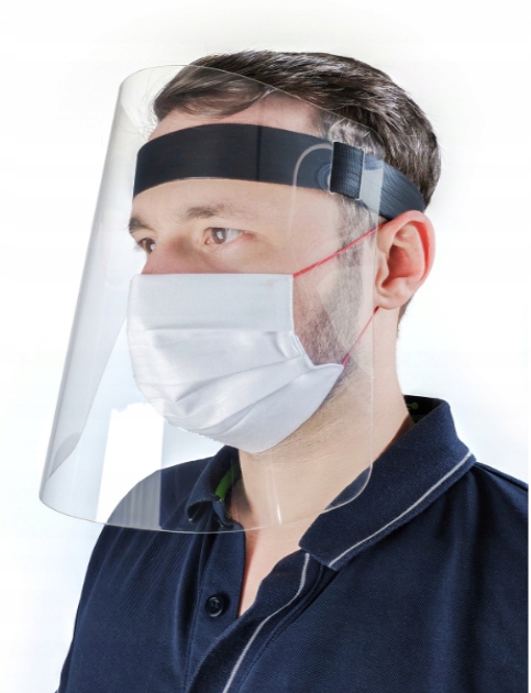 PRZYŁBICA OCHRONNA NA TWARZ MASKA OCHRONA TWARZY