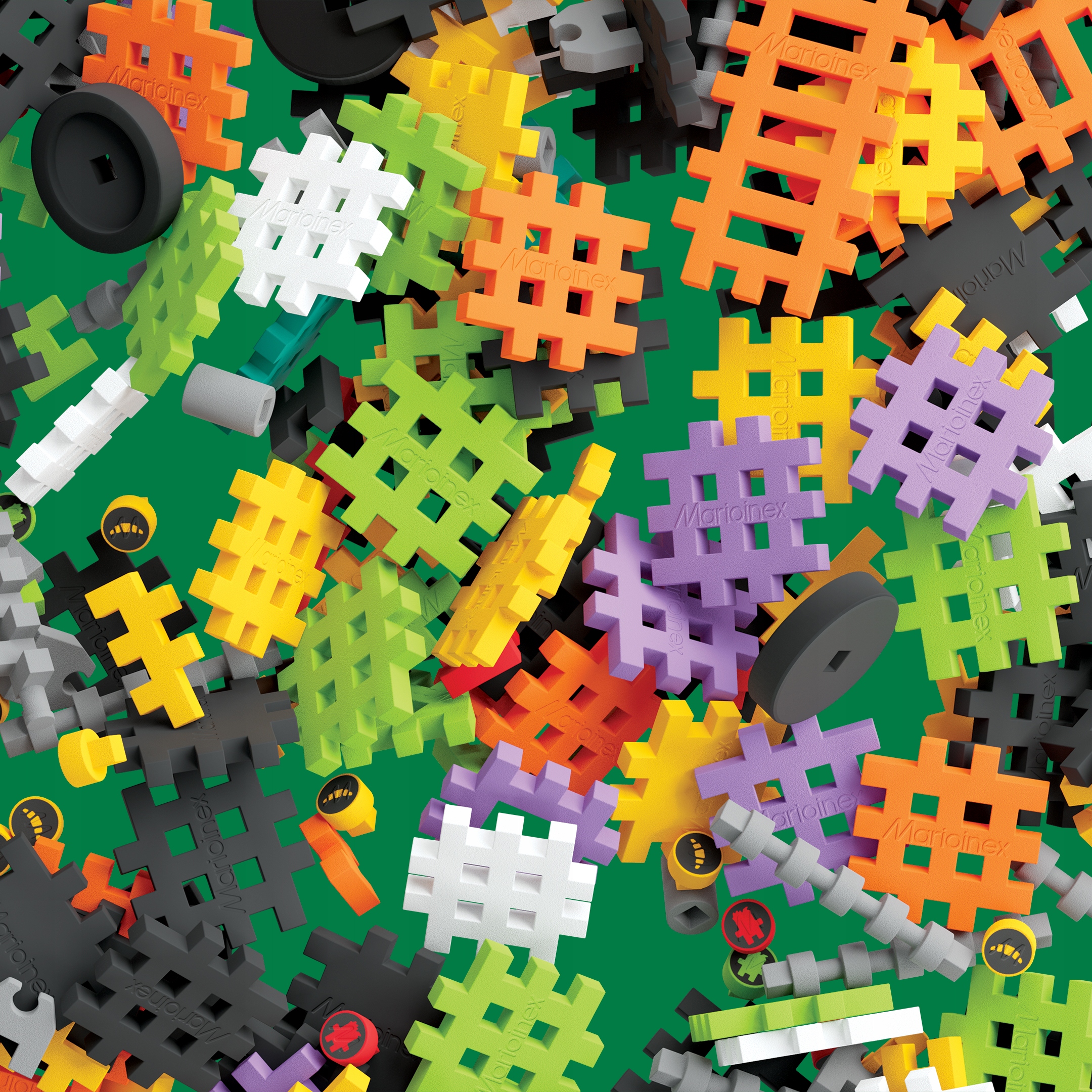 Klocki Konstrukcyjne Mini Waffle Ulica na Prezent dla dziecka 280 elementów Rodzaj zestaw