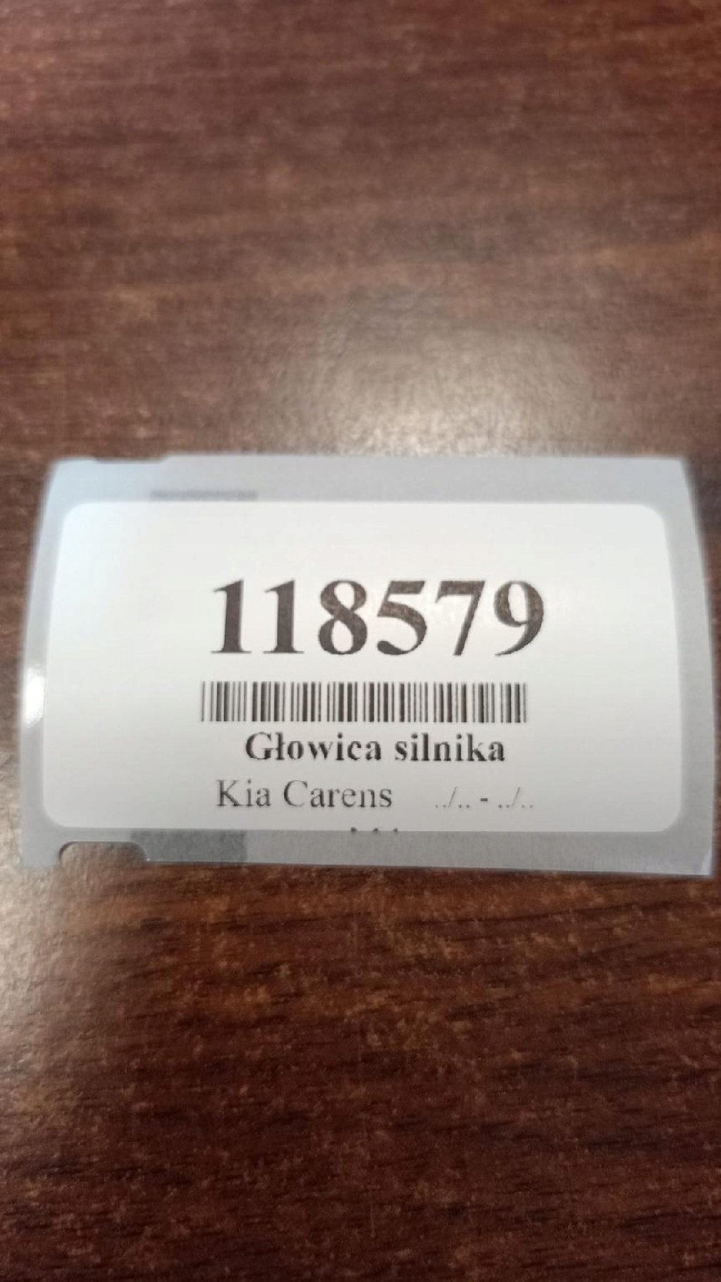 KIA CARENS 1.8 TESTATA Motore K2N5