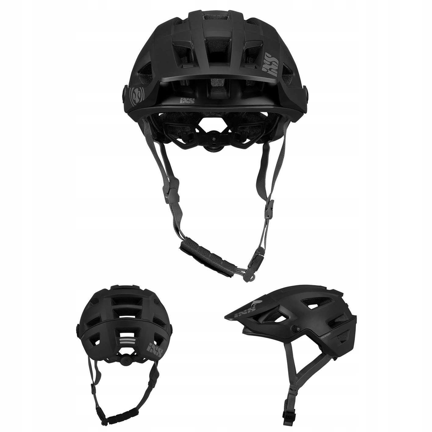 Kask Ixs Trigger Am Black S/m