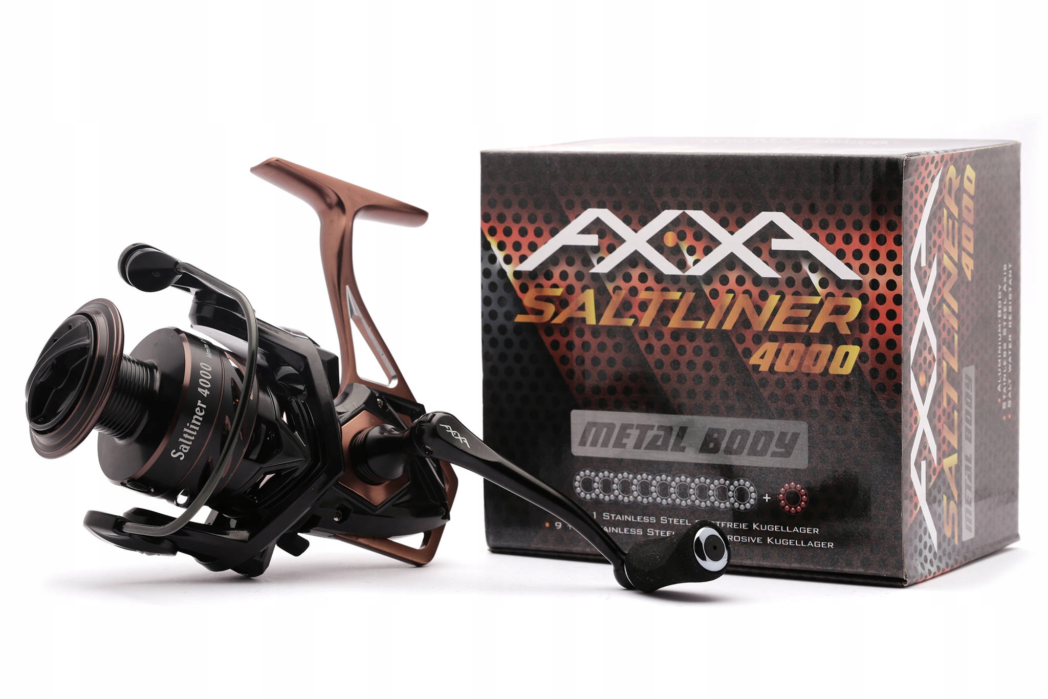 Přívlačový Naviják Axxa Saltliner 4000