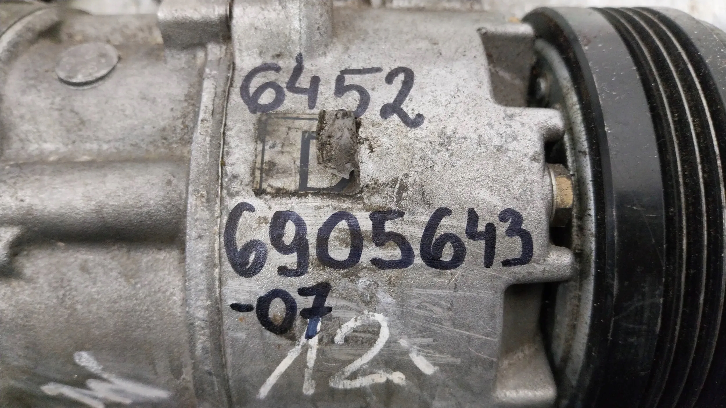 compressor compressor; of the air conditioning 6905643 BMW E46 E83 X3 2.0D 320D M47