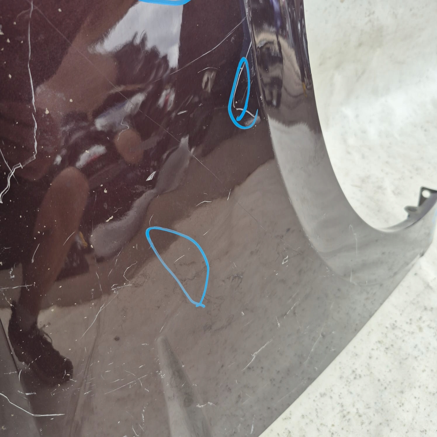 VW TOURAN II 2 15-> fender front front right