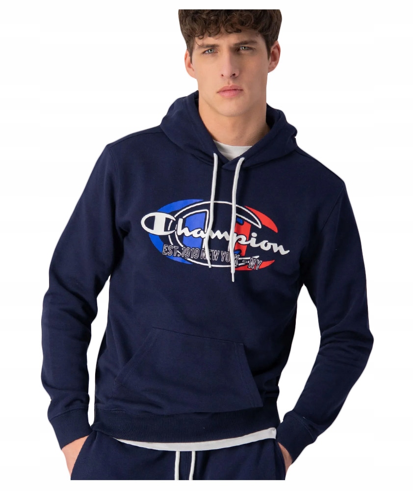 Champion Pánská Mikina 217276 Tmavě Modrá 3XL