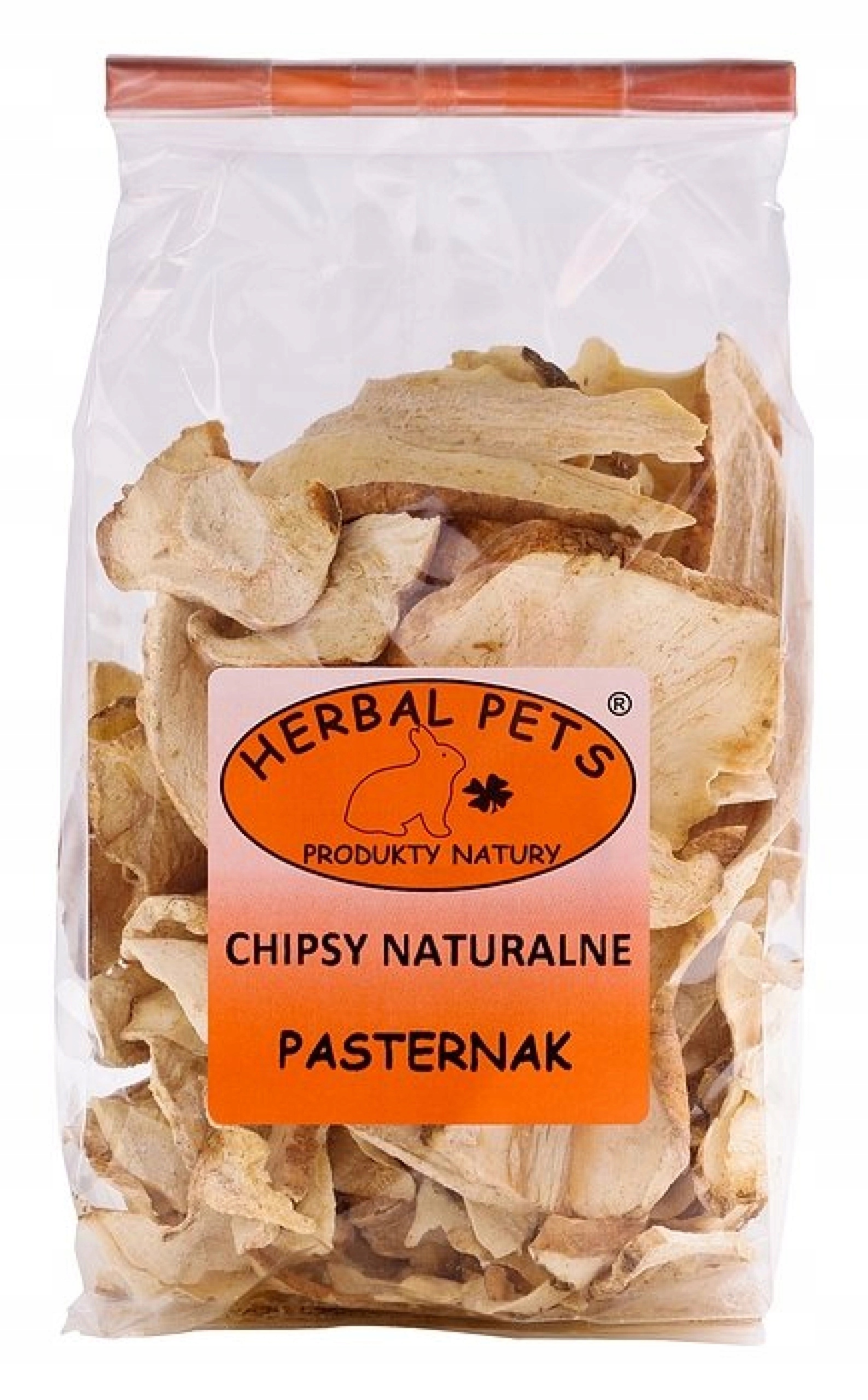 HERBAL PETS Chipsy naturalne pasternak dla gryzoni i królików 125g