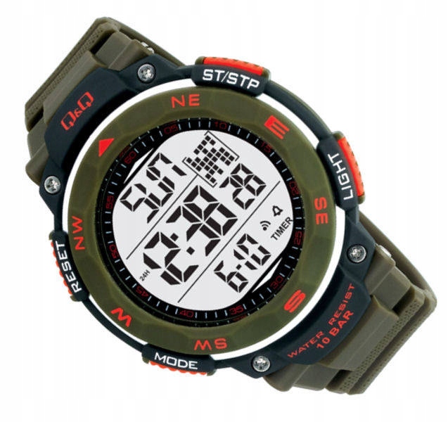 Sportovní Hodinky Qq M124-003 Metronom Stopkový Časovač