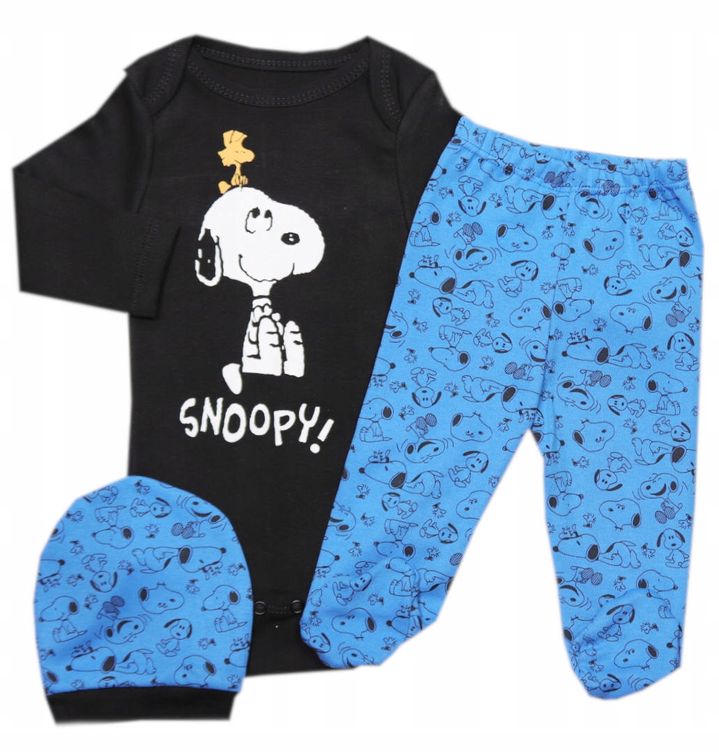 

Komplet Wyprawka 3-cz Body Półśpiochy Czapka 62