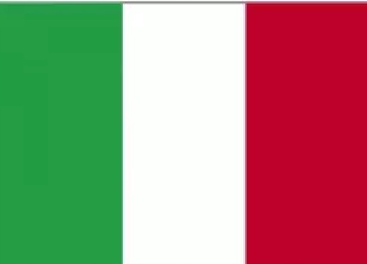 

Flaga Włoch na patyku 31 x 43 cm