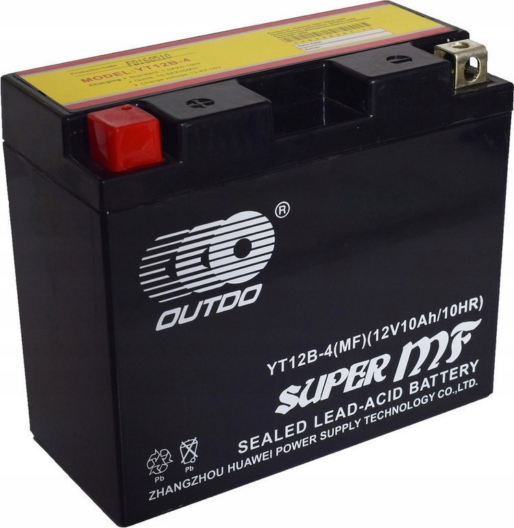 

Akumulator Gel Agm 12V 10Ah YT12B-BS YT12B-4