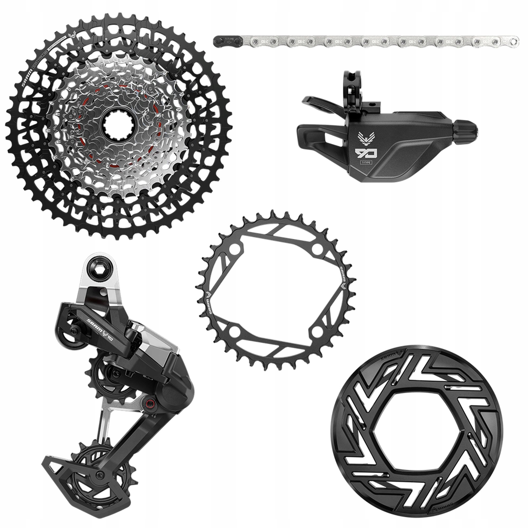 Sram 00.7918.337.000 Am Eagle 90 Groupset Emtb Bcd