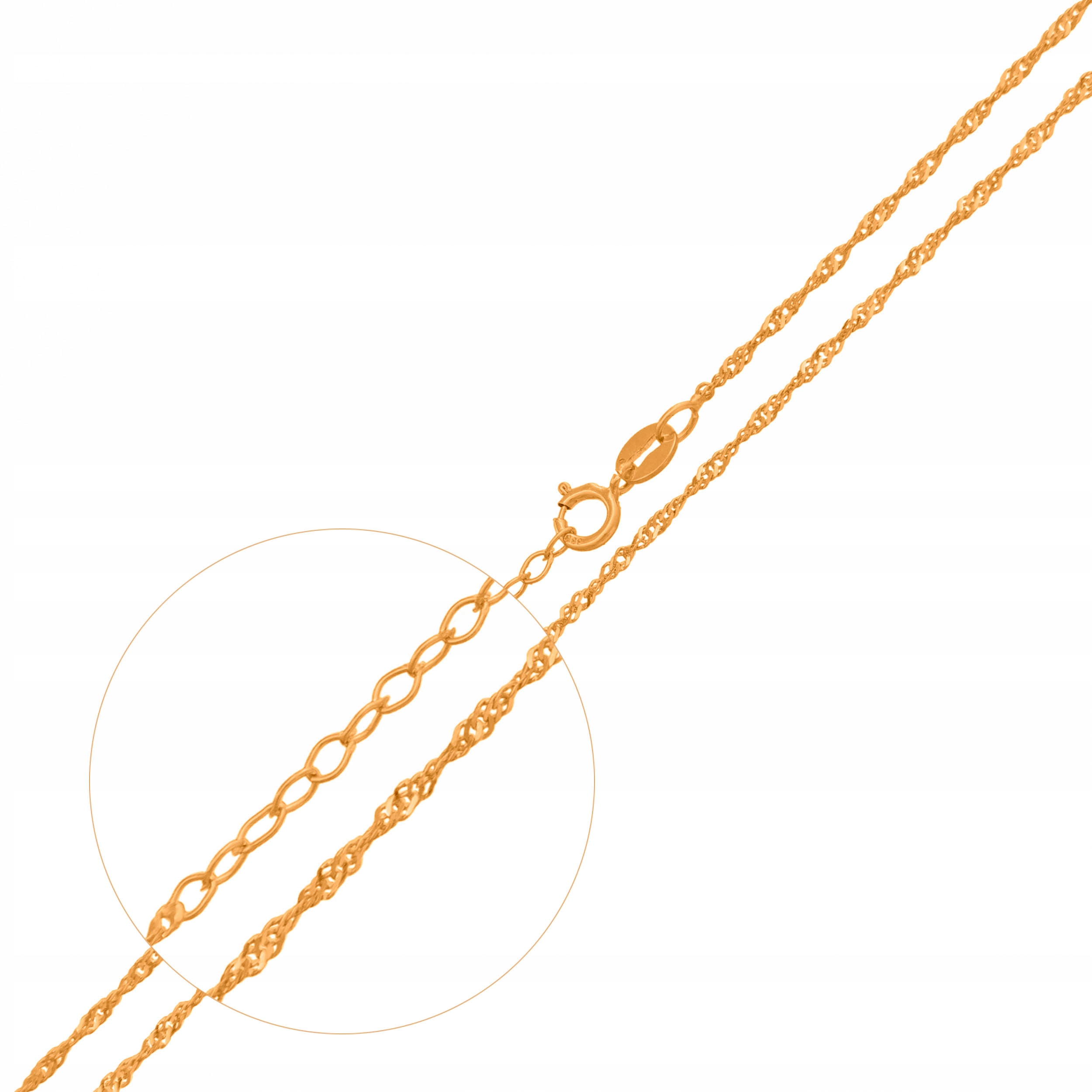 

Złoty Łańcuszek 333 Klasyczny Singapur 45cm Grawer