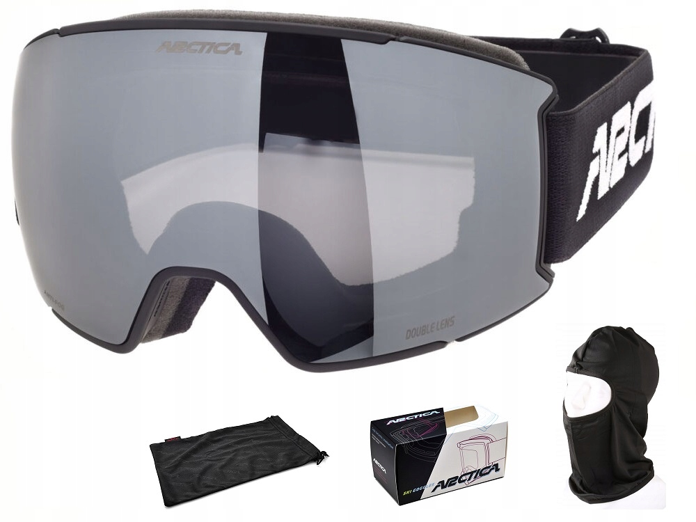 Lyžařské brýle Arctica G-121, vyměnitelné sklo na magnet, anti-fog lusto